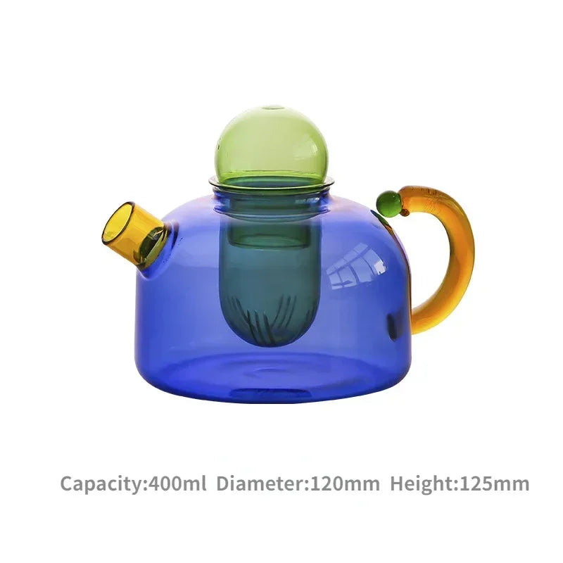 Vintage farverig Glaskande