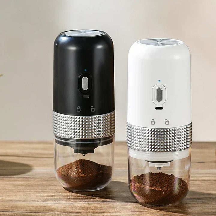 Elektrisk Kaffekværn Type C USB Opladning Professionel Keramisk Mahlkerne Kaffebønner Kværn Bærbar Kaffemaskine Tilbehør