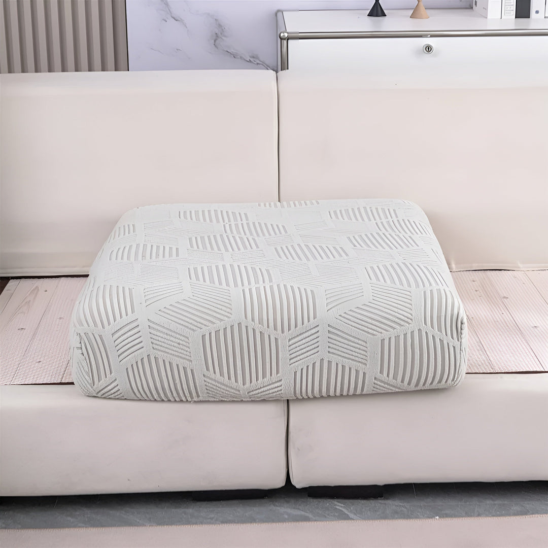 Jacquard Sofa Betræk med Geometrisk Mønster – Blødt &amp; Kæledyrsvenligt | Perfekt til Beskyttelse og Hygge i Boligen |