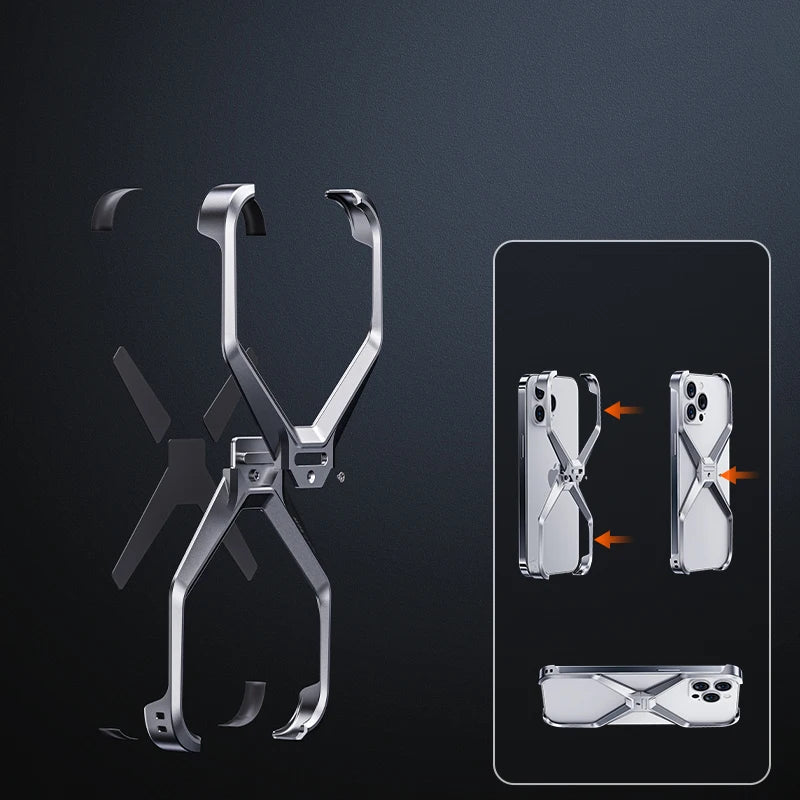 Aftageligt Metal Cool Alloy iPhone Cover