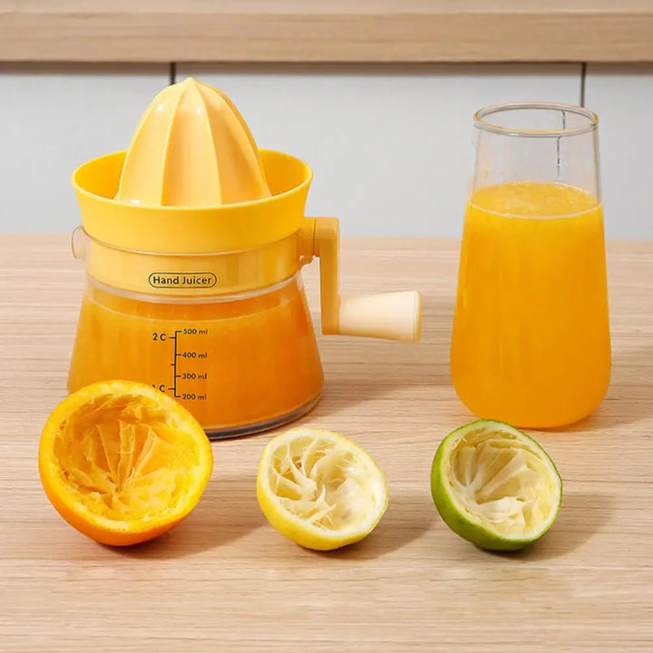 Dual Press Håndbetjent Uanstrengt Citron Saftpresser
