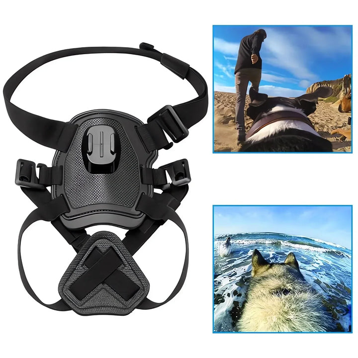 Action-Cam Hundesele med 360° Perspektiv