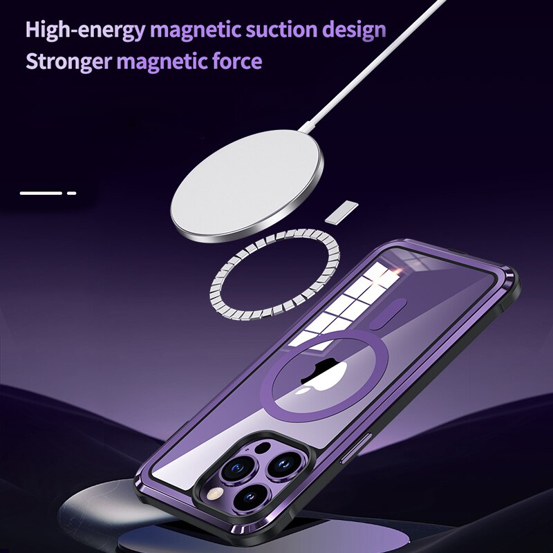 Magisk Armor Magnetisk Opladnings iPhone Cover