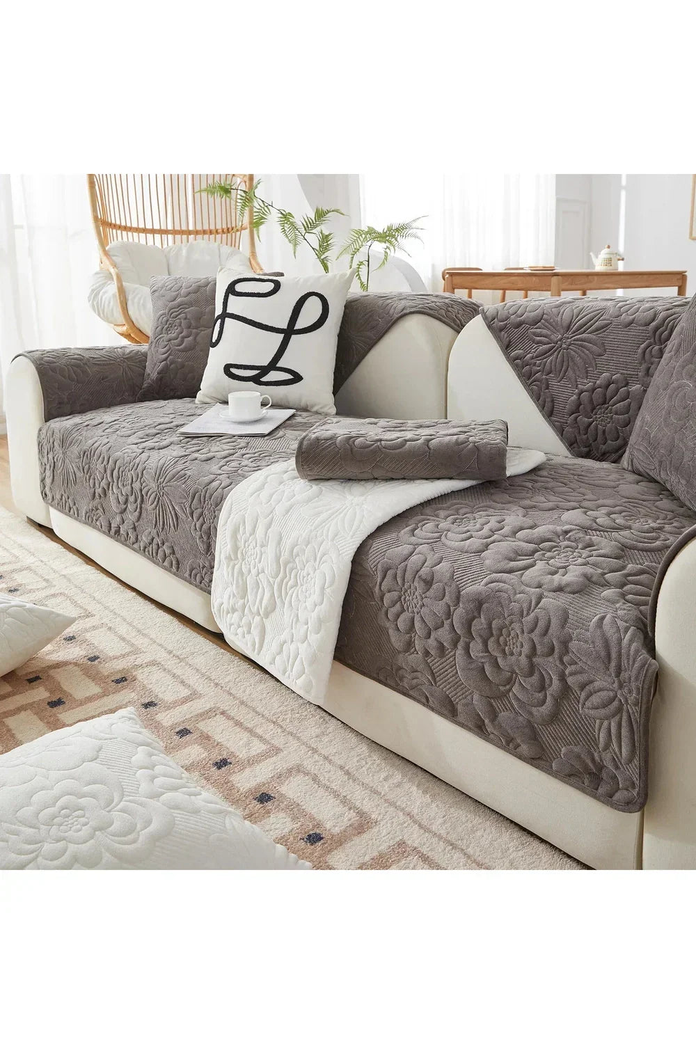 Plush sofaovertræk |