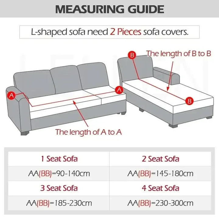 PlushFit - Højkvalitets Sofa Betræk Fremstillet af Strækvelour