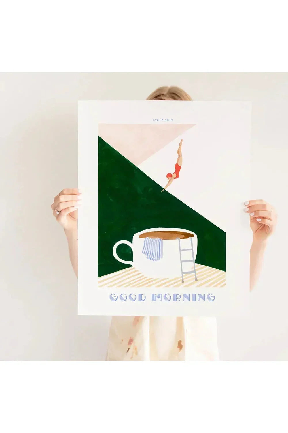 God Morgen Kaffe Lærred Plakat