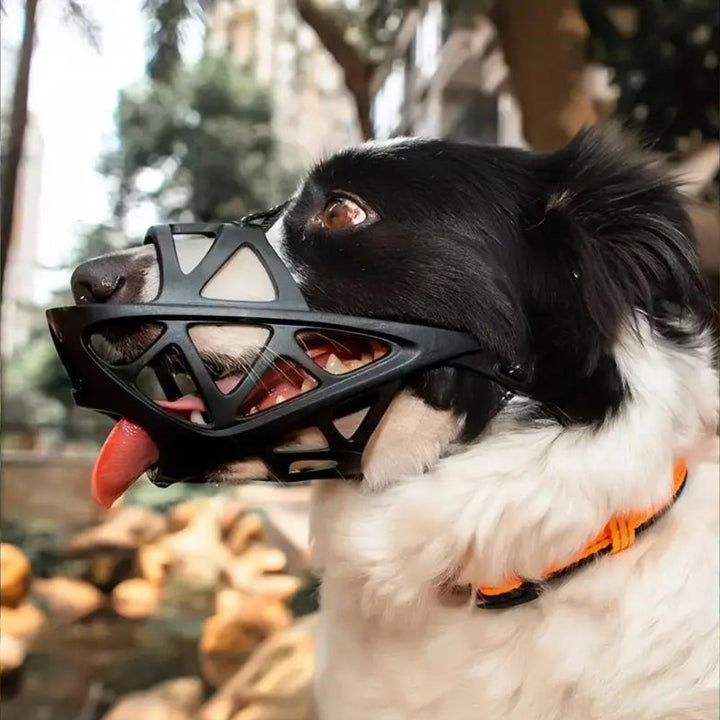 SafeBark Hundemuzzle – Effektiv Anti-Bid og Anti-Gønløsning, Åndbar og Behagelig |