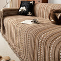 Sahara Stil Plush Boho Sofa Dække Tæppe