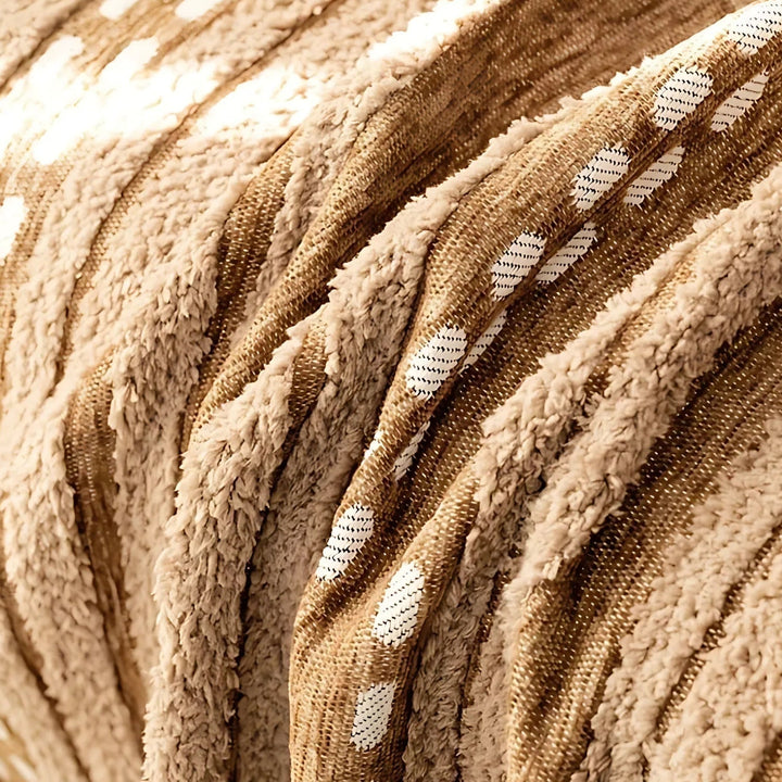 Sahara Stil Plush Boho Sofa Dække Tæppe