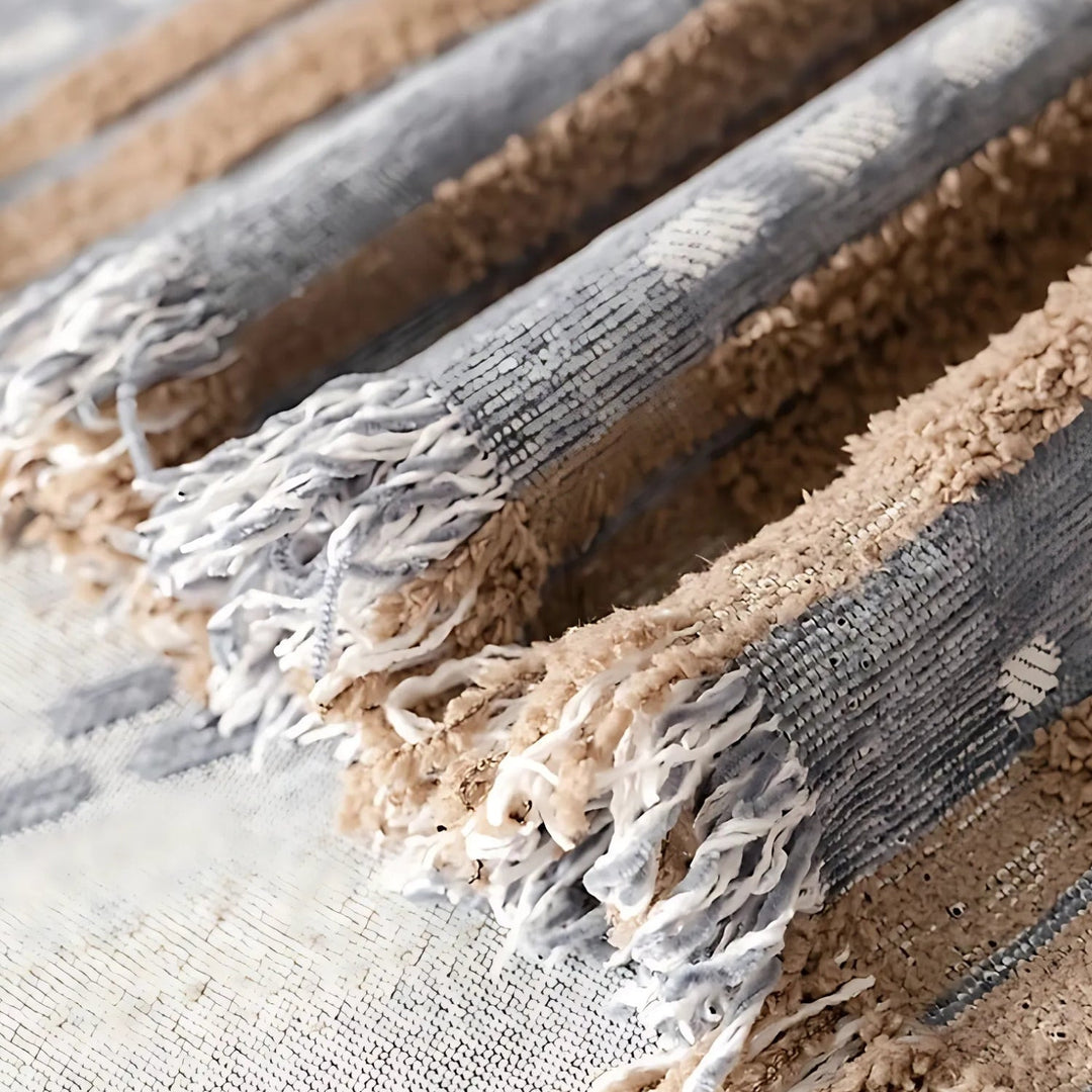 Sahara Stil Plush Boho Sofa Dække Tæppe