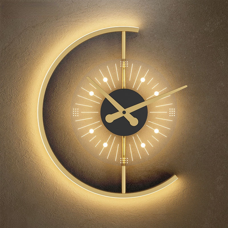 Moderne minimalistisk LED-ur