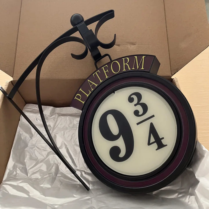 Harry Potter 9 3/4 Figur Nattelys LED Magiske Væglamper Platform Hogwarts 3D Lampe Harrys Værelsesindretning Børns Fødselsdagsgave