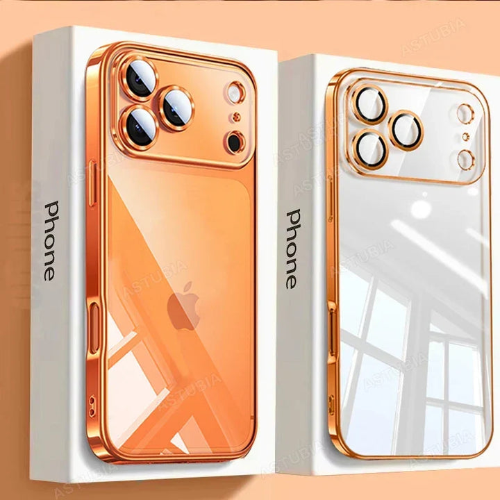 Stødabsorberende Luksus Plating iPhone Cover