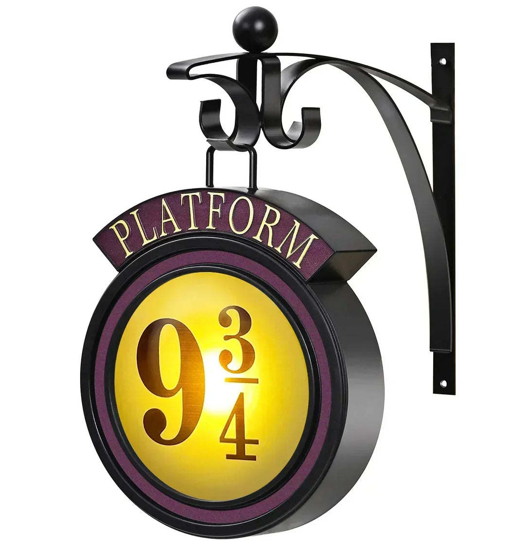 Harry Potter 9 3/4 Figur Nattelys LED Magiske Væglamper Platform Hogwarts 3D Lampe Harrys Værelsesindretning Børns Fødselsdagsgave