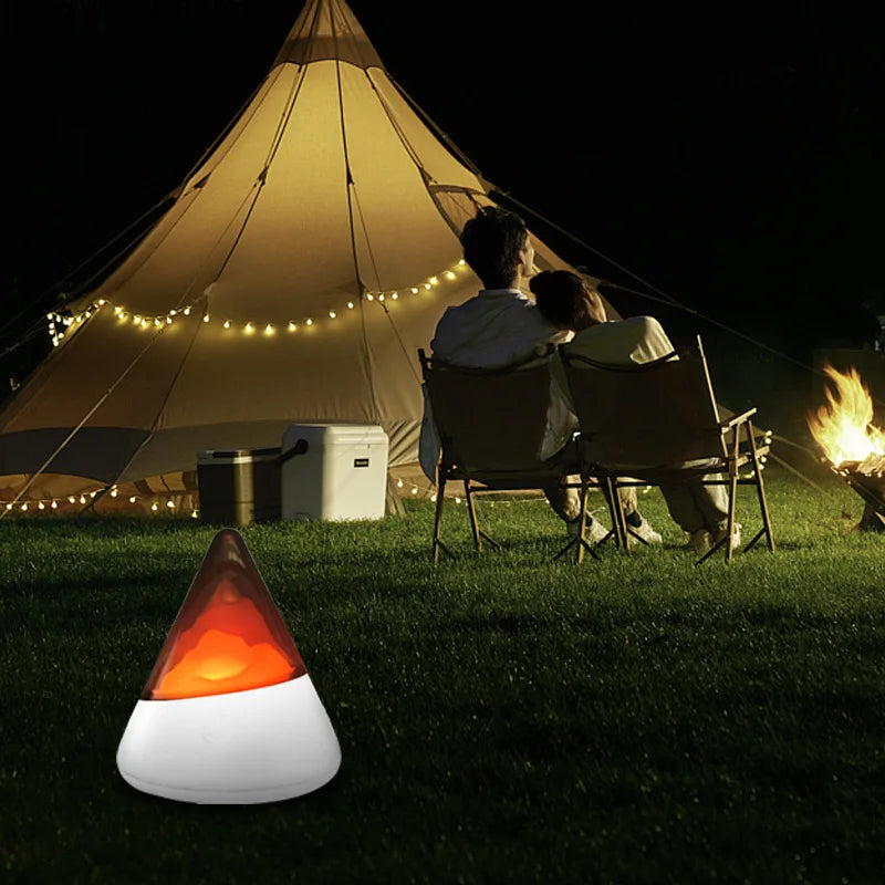 Trådløs LED Iceberg Nattelys – Moderne Design til Afslappende Belysning