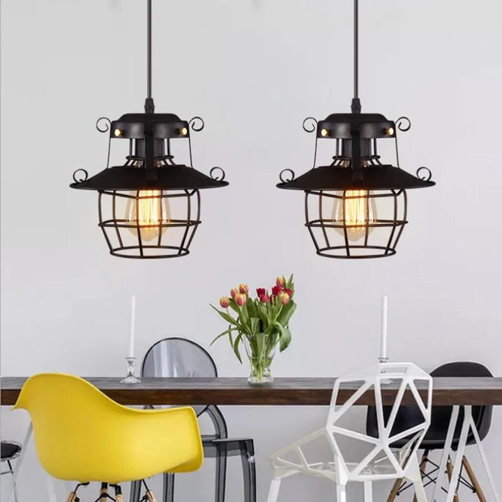 Norah Retro-Industriel Pendellampe