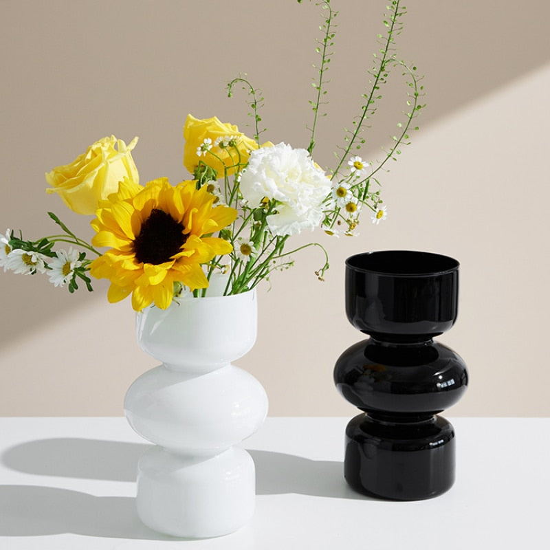 Glas Dyre Vase - Multifarvet