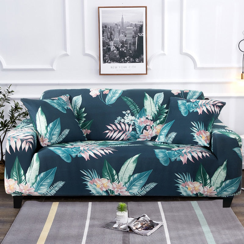 Moderne skridsikker farverig elastisk sofatræk