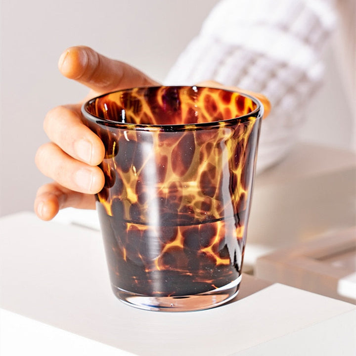 Leopard Retro Drikkeglas