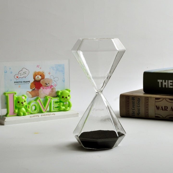 5–60 minutters diamant timeglas, timeglas, timeglas, gave til børn, timeglas, hjemmedekoration, fås i flere farveindstillinger