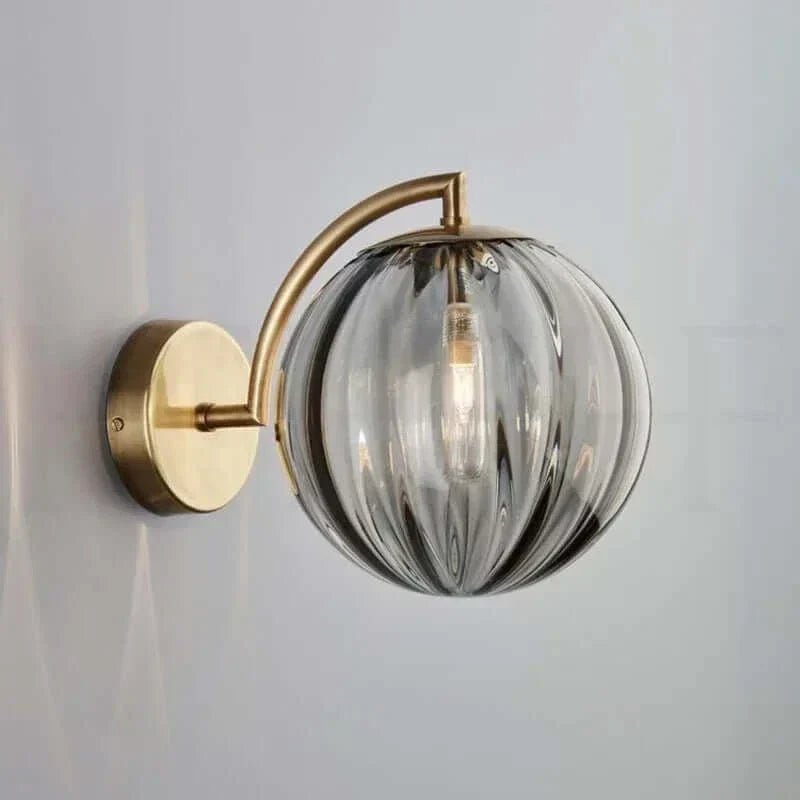 farverig Glas Moderne Væglampe