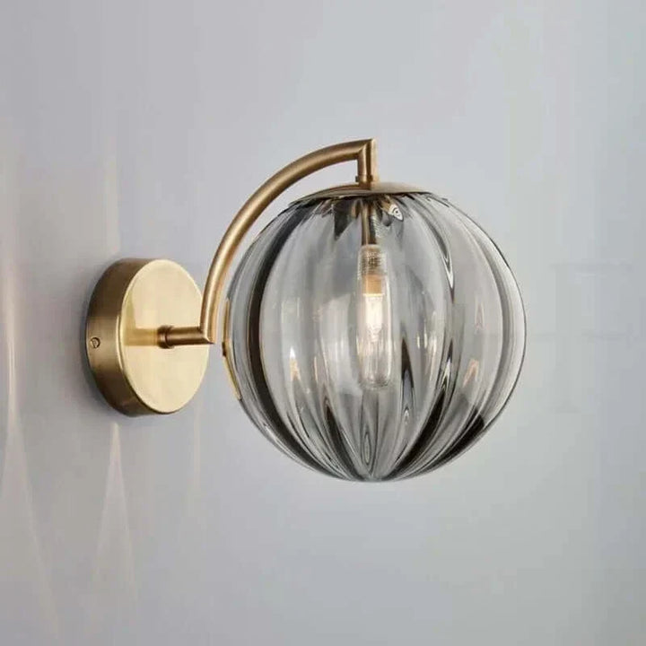farverig Glas Moderne Væglampe