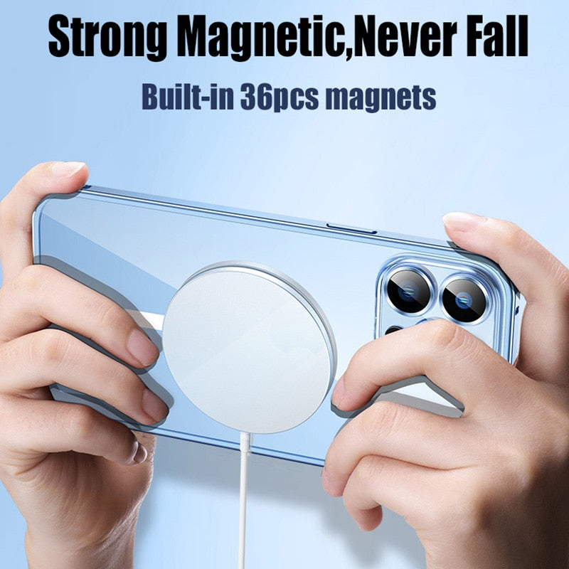 Metal Bumper Aluminium Magnetisk Telefonetui