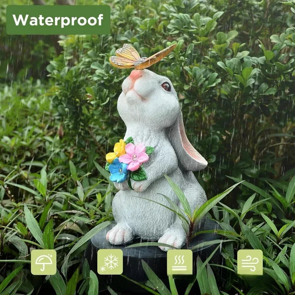 Sommerfugl og Blomst Hare Have Lys