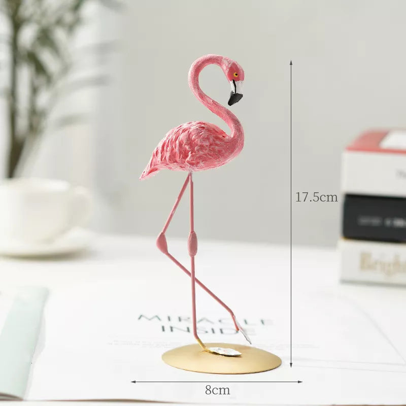 Nordisk Flamingo Figur Figur Statue Skulptur Stue Kontor Bryllup Fest Dekorationer Hjem Dekorations Tilbehør