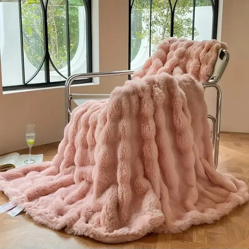 PlushCozy | Faux Fur Vinter tæppe