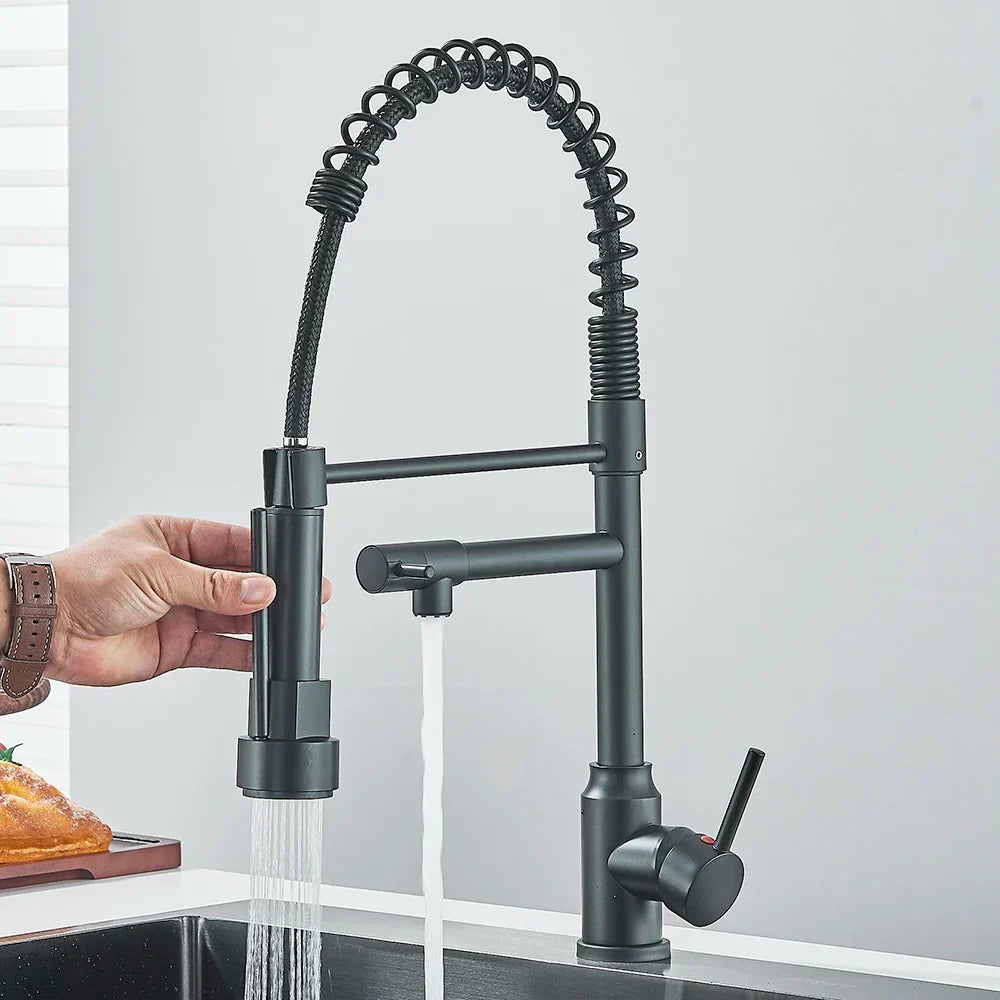 SpringFlow – Køkkenarmatur med dobbelt udgang