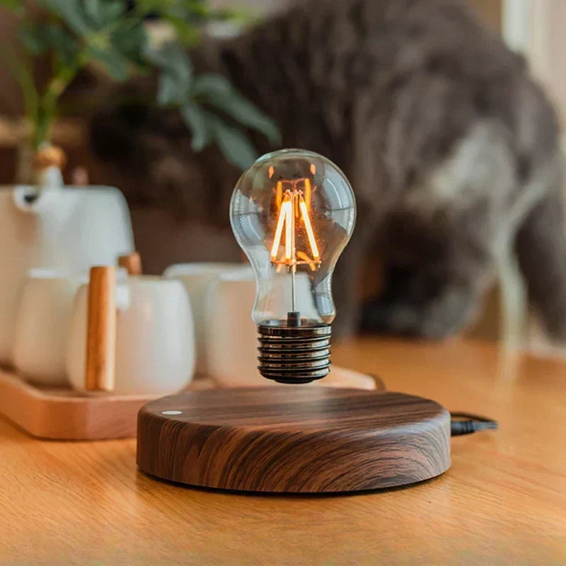 360 Grad Rotérbar Magnetisk Natlampe med Svævning