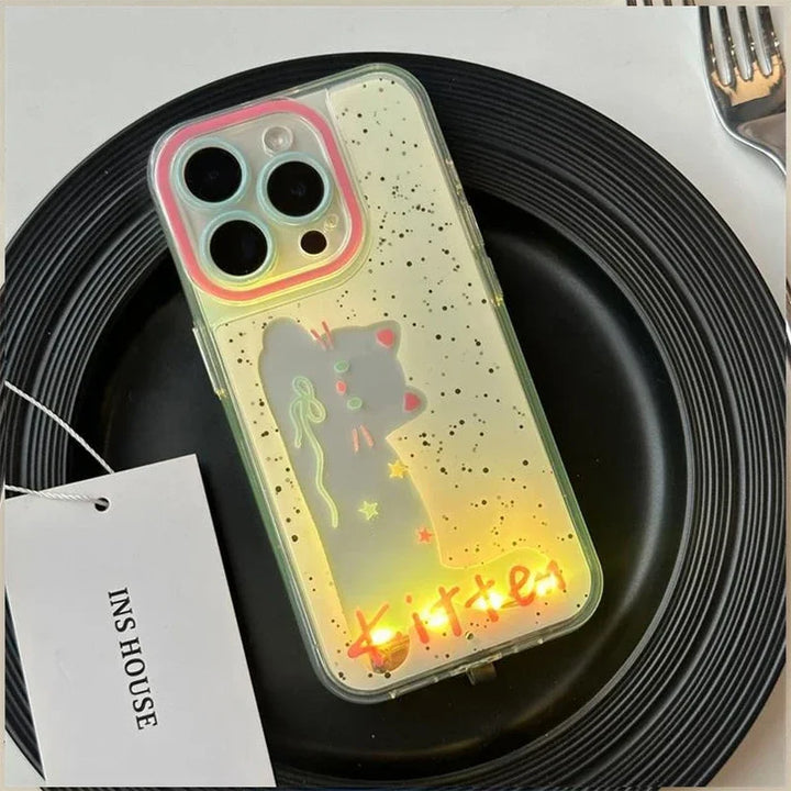 Glødende Hvalp Lysende iPhone Cover