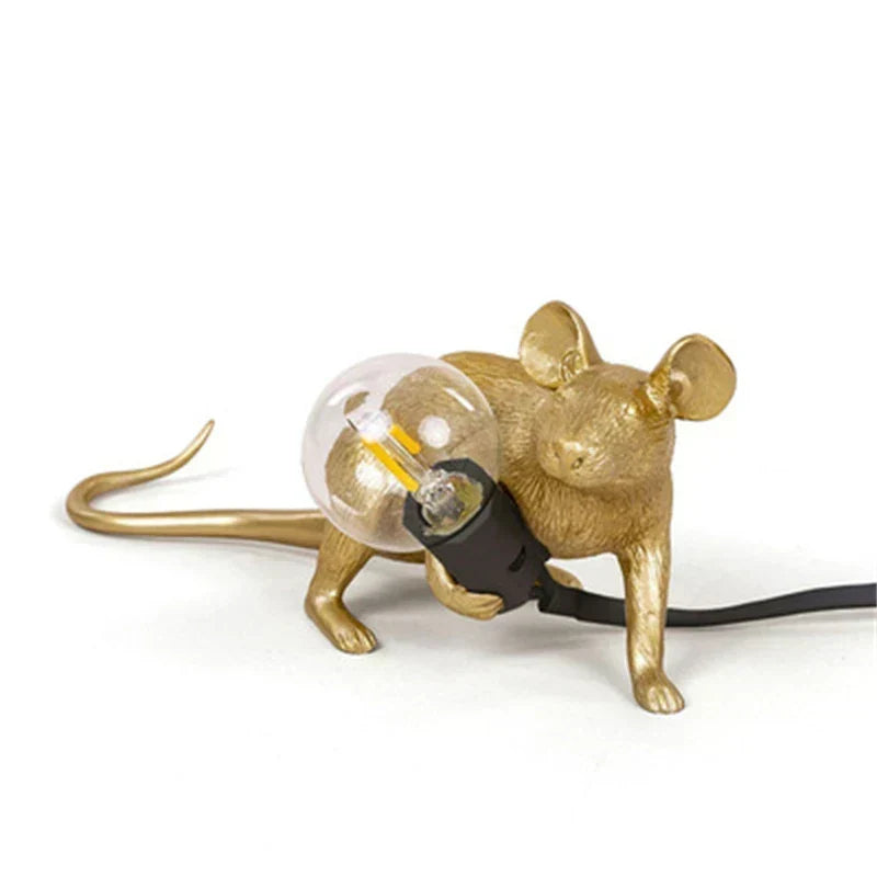 Moderne LED Dyre Bordlamper: Harer, Katte og Egern Nattelys