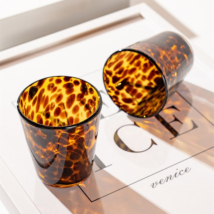 Leopard Retro Drikkeglas