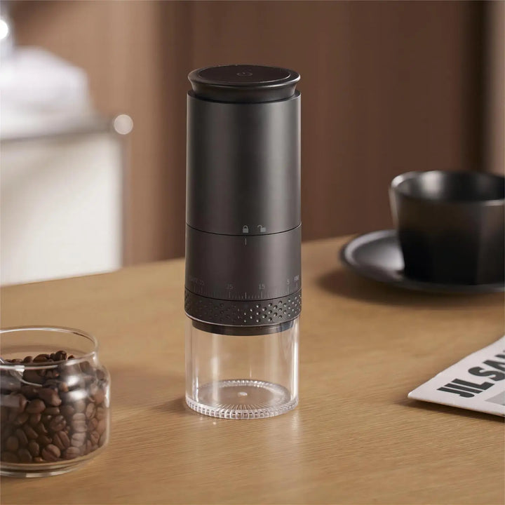 1500mAh Elektrisk Kaffekværn Ekstern Justerbar Type-C Opladning Kaffekværn Bønneknusningsmaskine Kaffemaskine