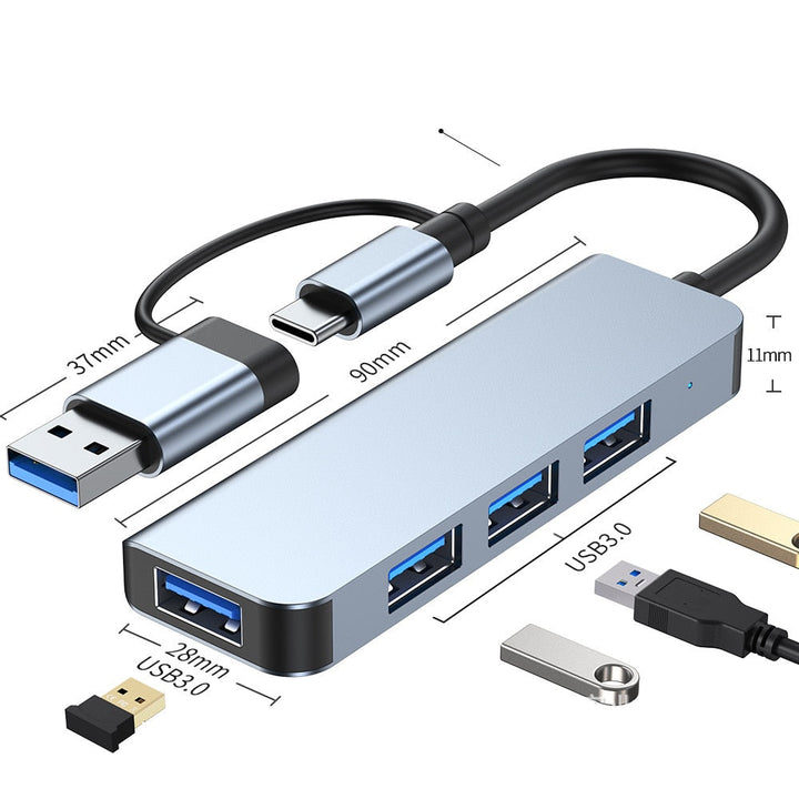 Thunderbolt 3 USB-C Hub med HDMI, PD, SD/TF til MacBook Air M1 og iPad Pro