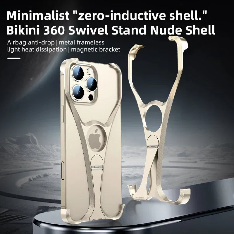 Alloy Metal Udenramme Telefon Etui