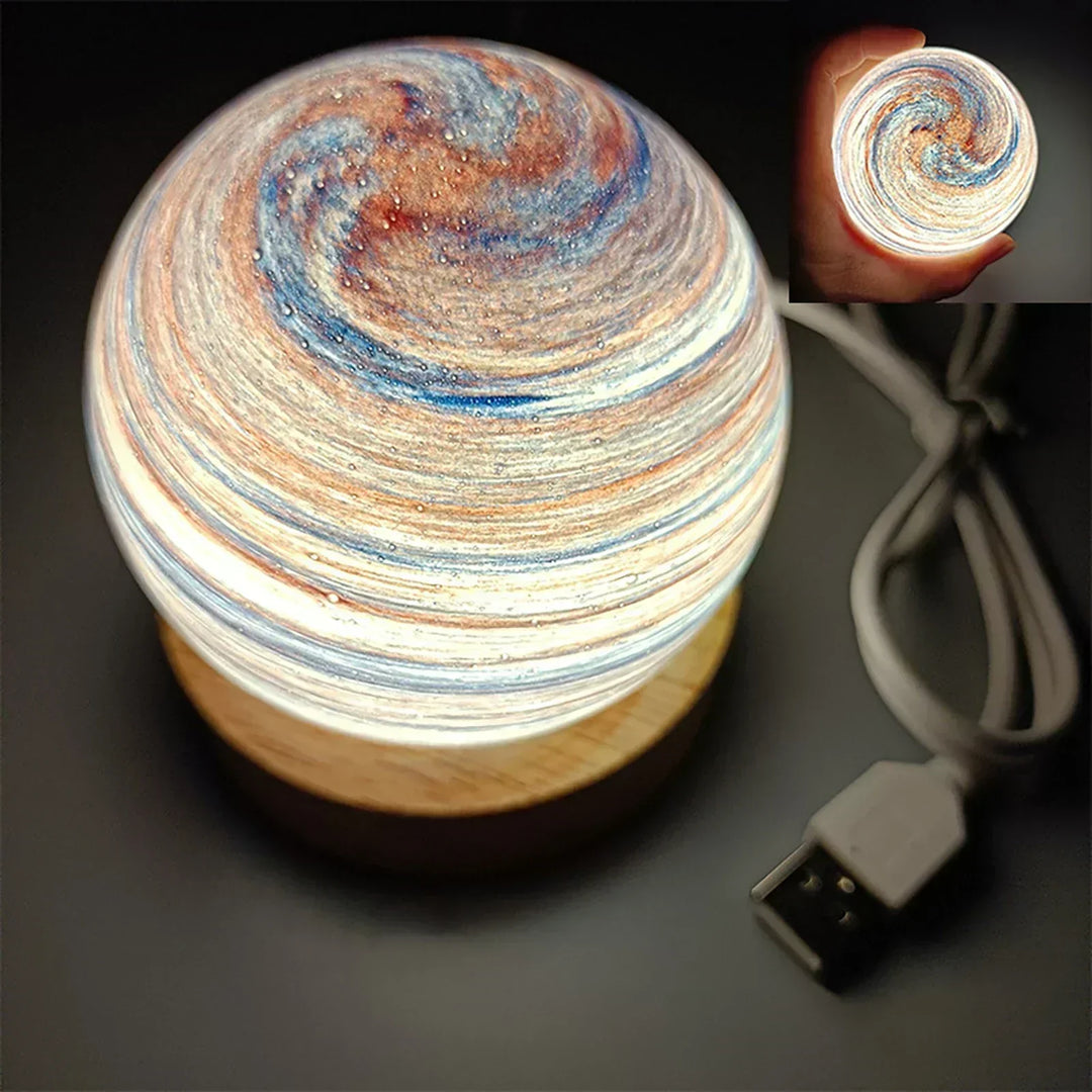CosmicGlow - Mini natlys 3D - soldekoration LED - galakse atmosfære