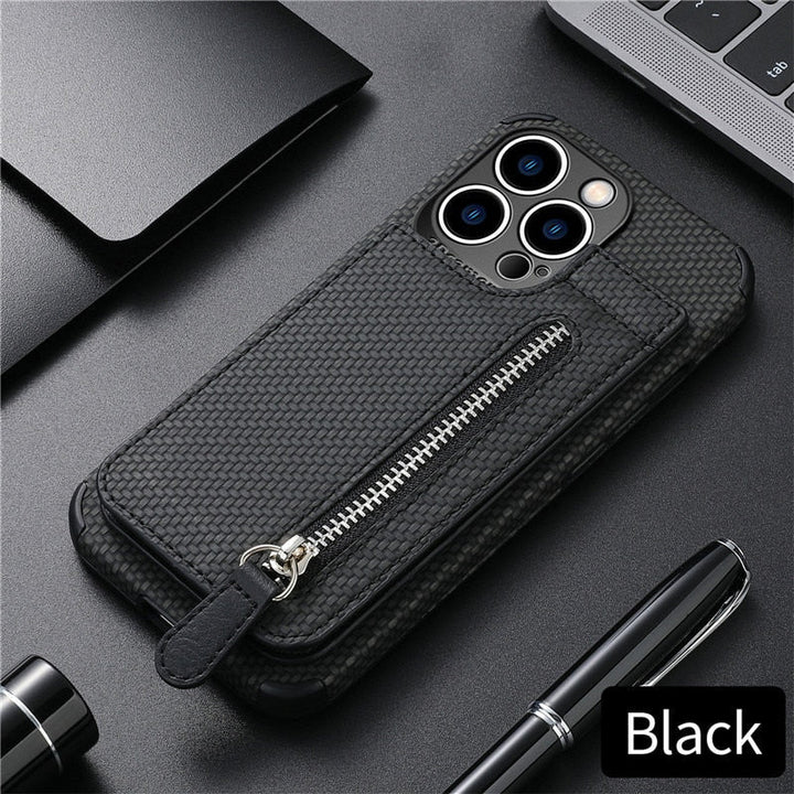Zip Zip Elegance Wallet iPhone Cover