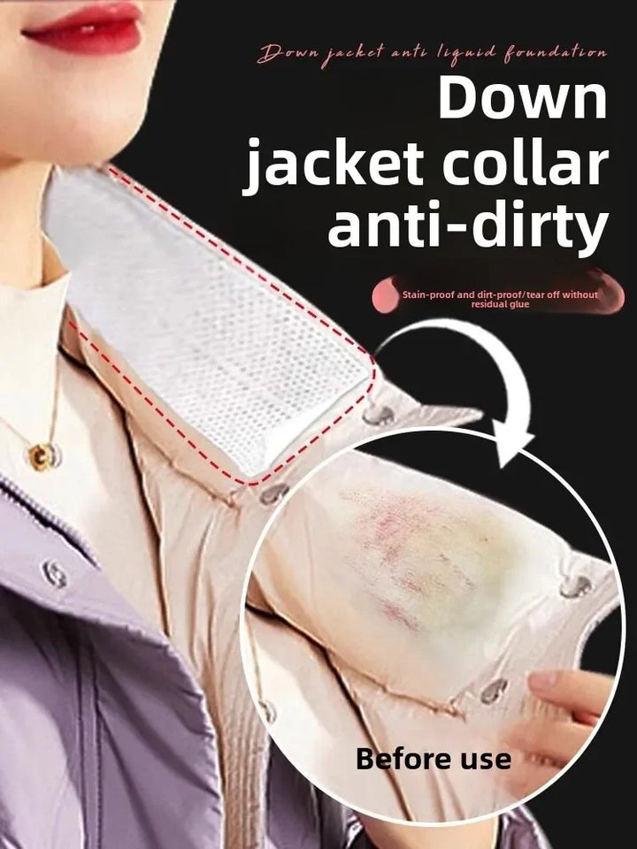 Transparent Skjortekrave Anti-Flekkestickers