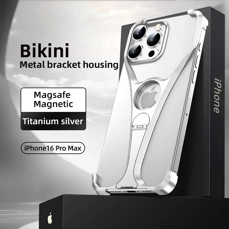 Alloy Metal Udenramme Telefon Etui