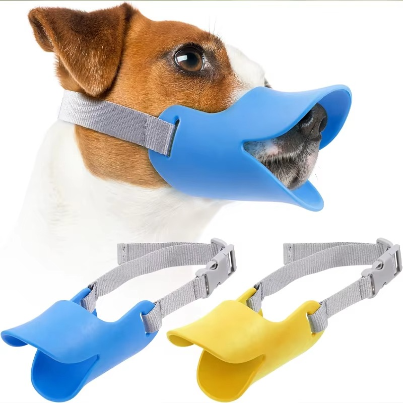 Justerbar Silikone Andebill Hundemuzzle til Små og Store Hunde