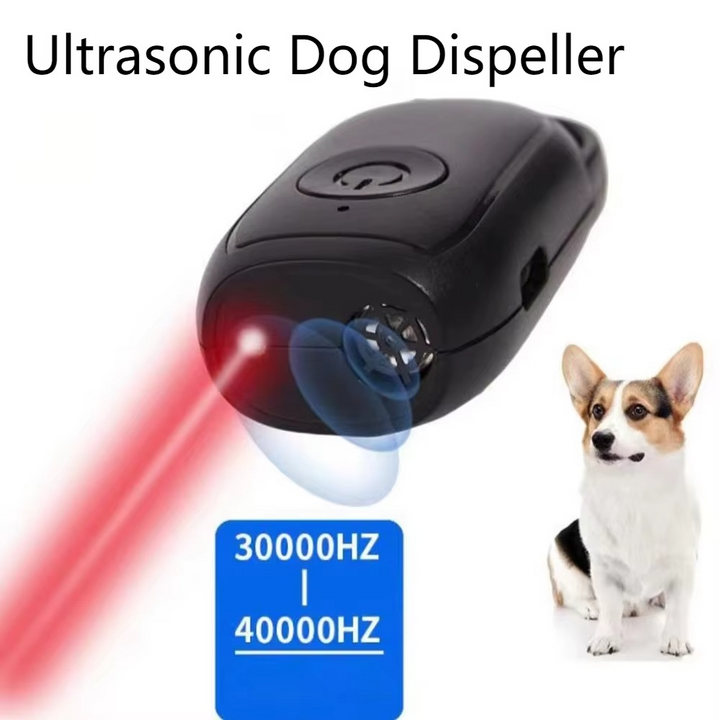 Ultralyd Mini Hund Repeller og Anti-Barking Træningsenhed med LED Lys