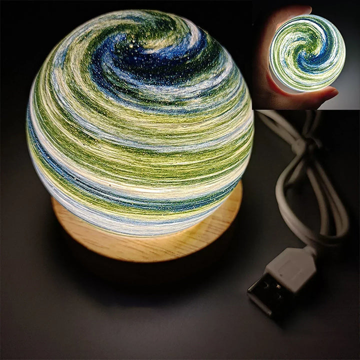 CosmicGlow - Mini natlys 3D - soldekoration LED - galakse atmosfære