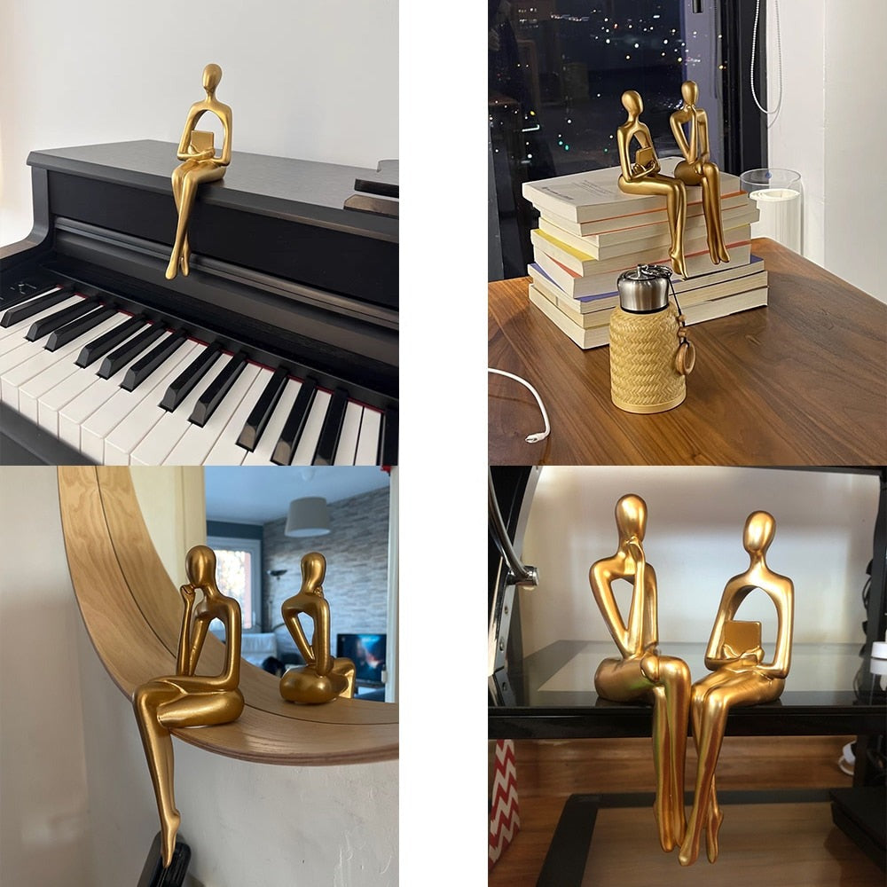 Moderne Figurer Abstrakt Hjem Deko Skulptur