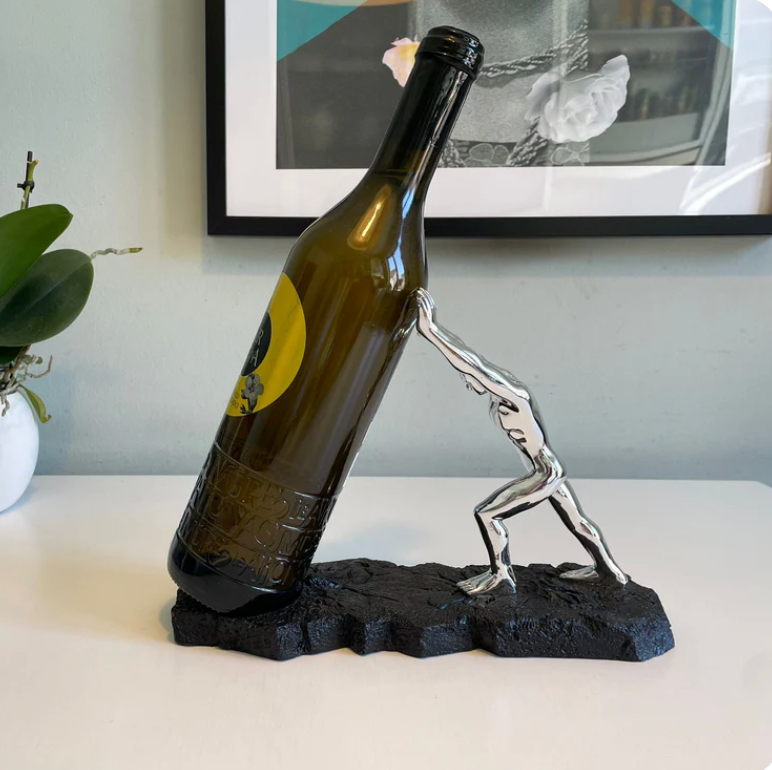 Vinflaskeholder - VinoLux - Premium Design - Luksuriøs Øjenfanger