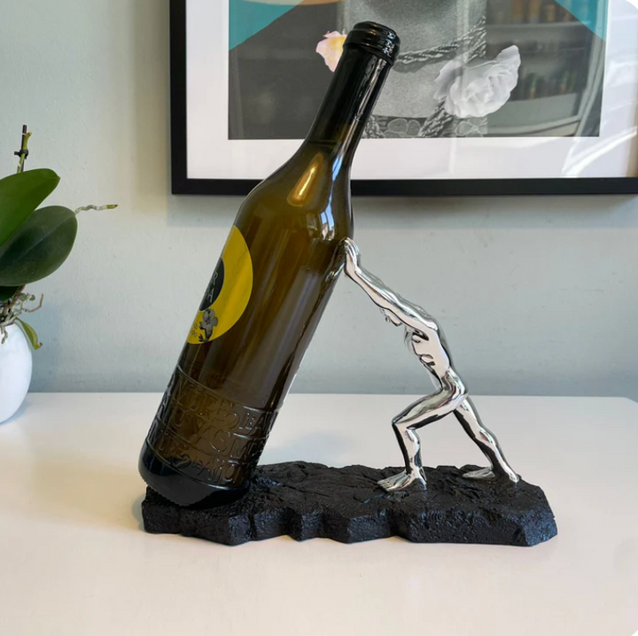 Vinflaskeholder - VinoLux - Premium Design - Luksuriøs Øjenfanger