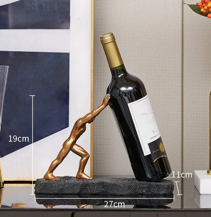 Vinflaskeholder - VinoLux - Premium Design - Luksuriøs Øjenfanger