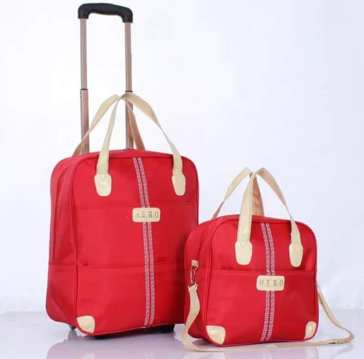 2 i 1 Trolley Rejsetaske med en boarding taske